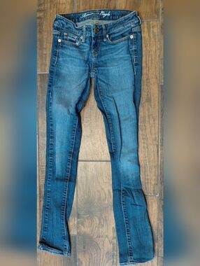 American Eagle Stretch Skinny Jeans Juniors Size 00